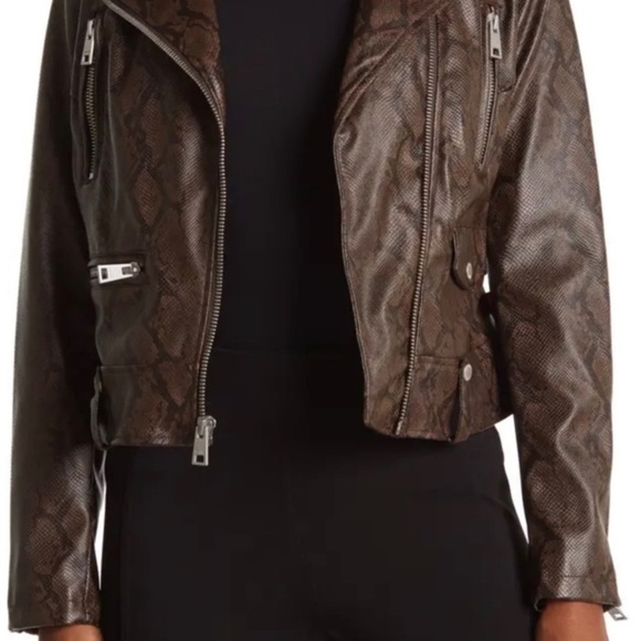 Levi’s Brown Belted Moto Jacket - Picture 3 of 3